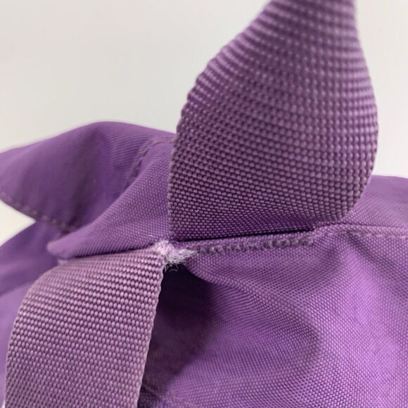 Baggallini Cinch Backpack Purple Nylon Flap Snap Drawstring Adjustable Medium - Picture 5 of 14